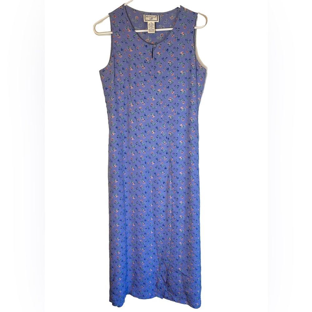 Vinatge 90’s April‎ Cornell Ditsy Floral Rayon Maxi Dress Size S